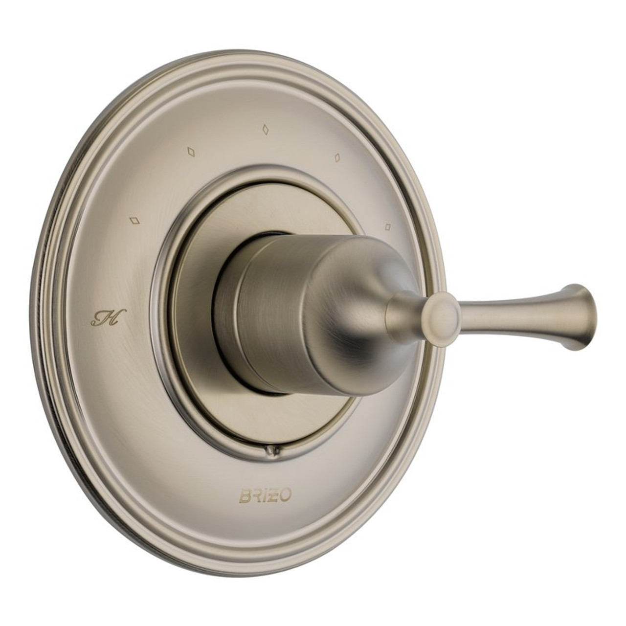 Temperature Control Shower Trim in Brushed Nickel