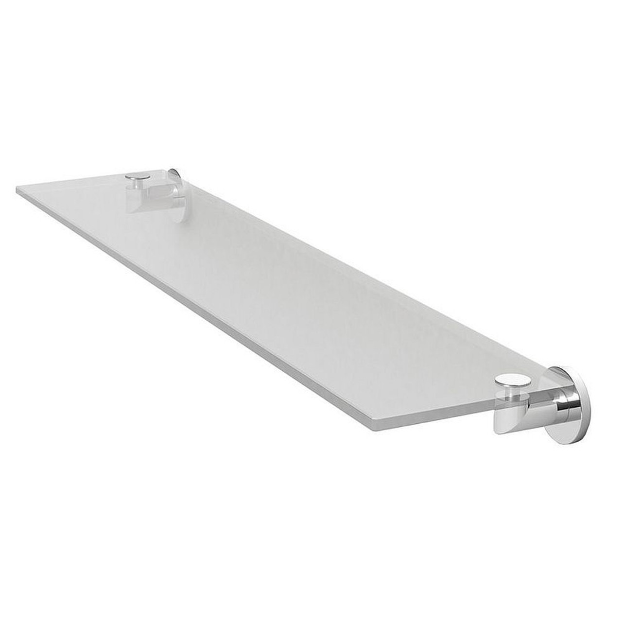 Ginger 4634T/PC 24in Glass Shelf in Polished Chrome Ginger 4634T/PC 24in Glass Shelf in Polished Chrome