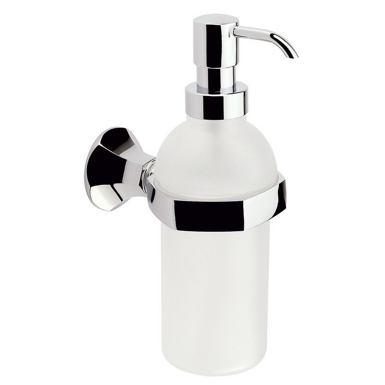 Wall Mounted Soap Dispenser in Polished Nickel Wall Mounted Soap Dispenser in Polished Nickel