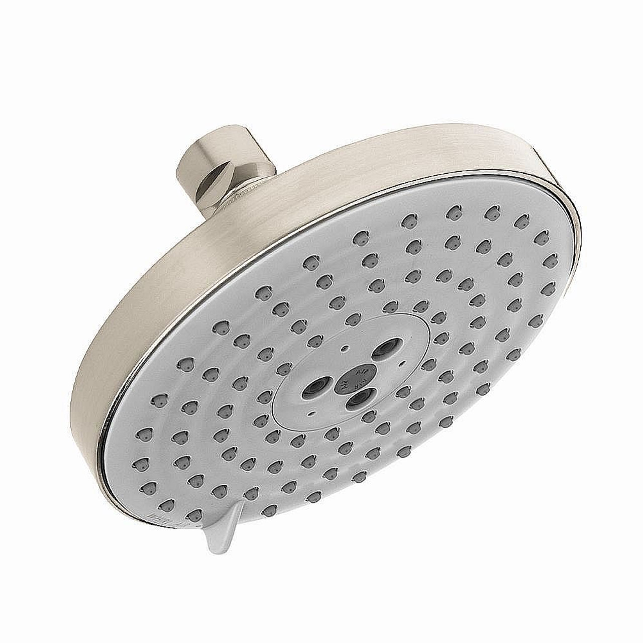 Hansgrohe 04725820 Raindance S 2.0 GPM 3-Jet Showerhead 150, In Brushed Nickel Hansgrohe 04725820 Raindance S 2.0 GPM 3-Jet Showerhead 150, In Brushed Nickel