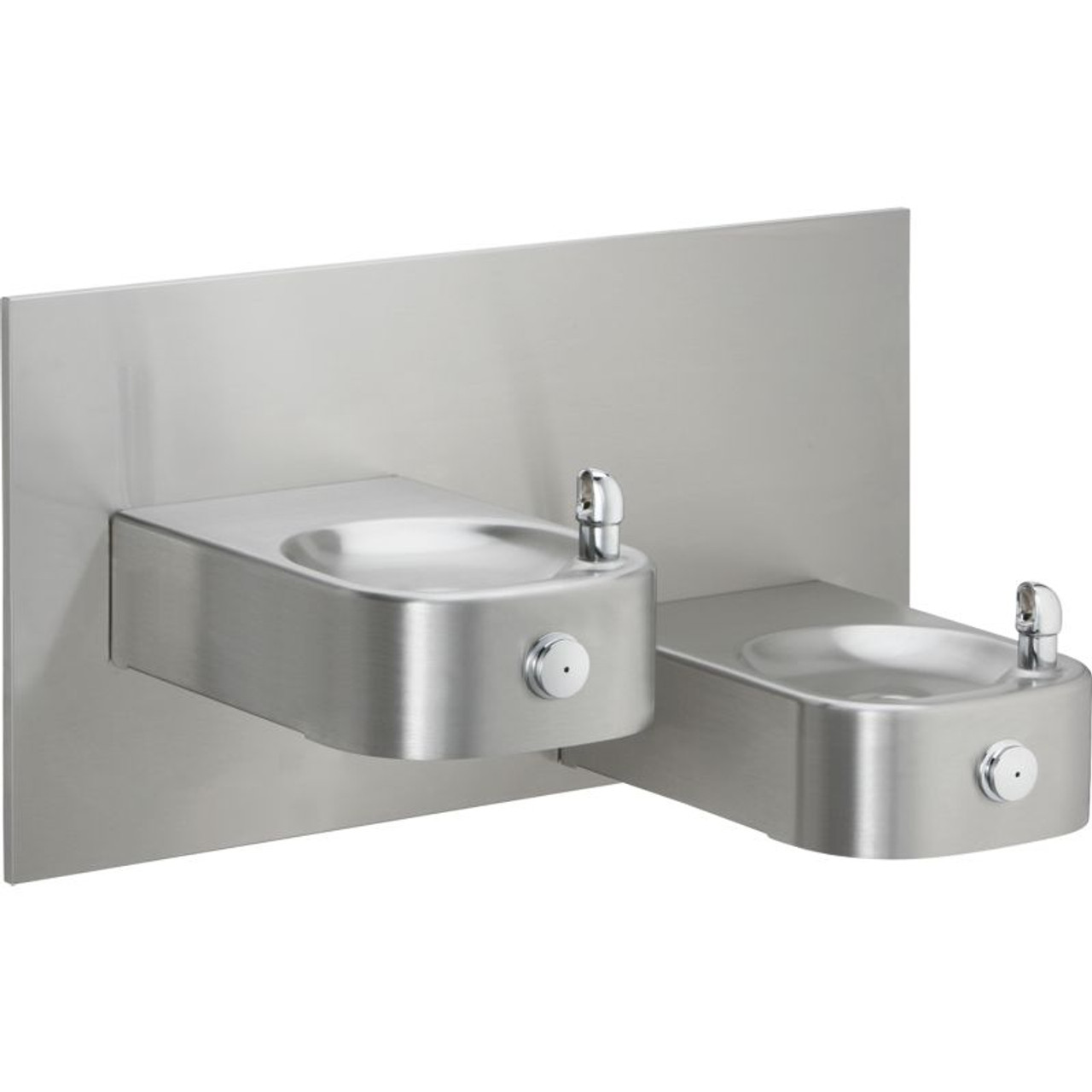 Elkay EHW217FPRAK Heavy Duty ADA Bi-Level Reverse Fountain in Stainless Steel
