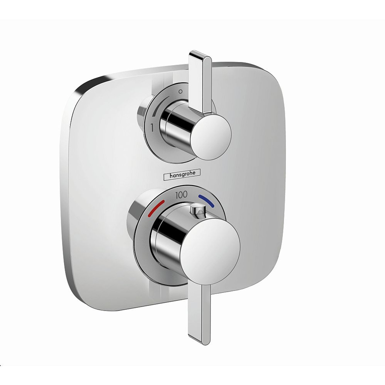 Ecostat E Thermostatic Trim with Volume Control and Diverter, In Chrome