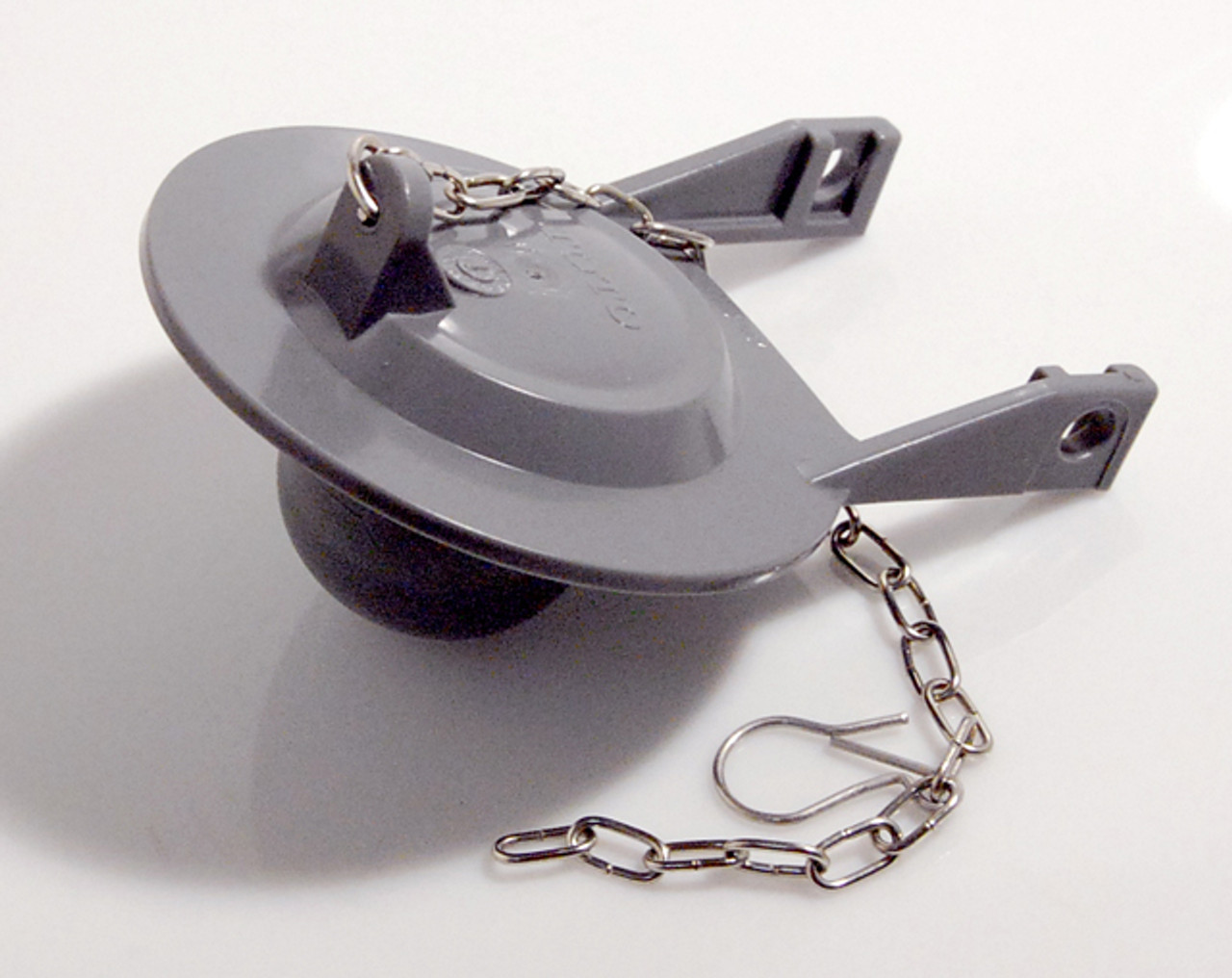 2-in PCV Flapper withCone (19 + 5 Links) in Gray 2-in PCV Flapper withCone (19 + 5 Links) in Gray