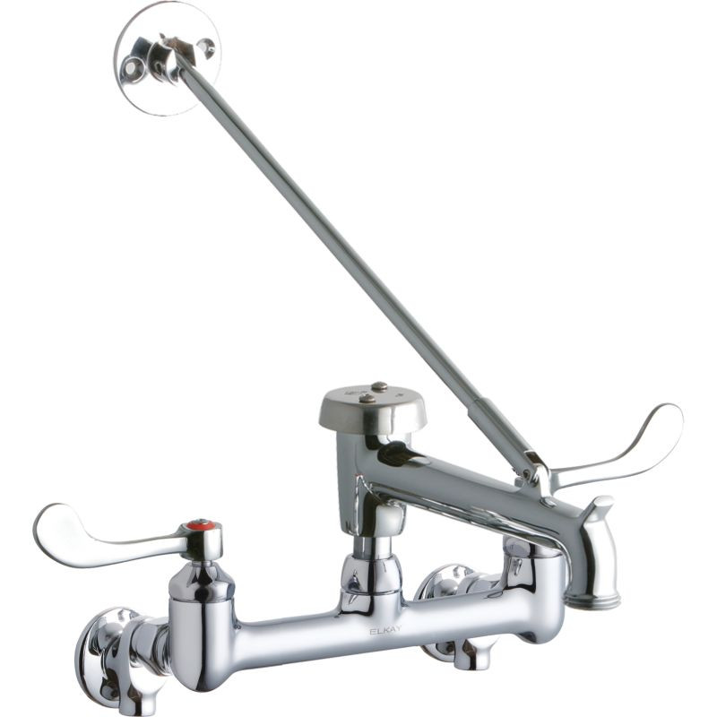 Elkay LK940BP07T4S Commercial 2-Hole Faucet in Chrome