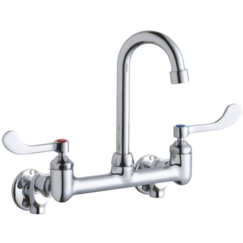 Elkay LK940GN04T4S Commercial 2-Hole Faucet in Chrome
