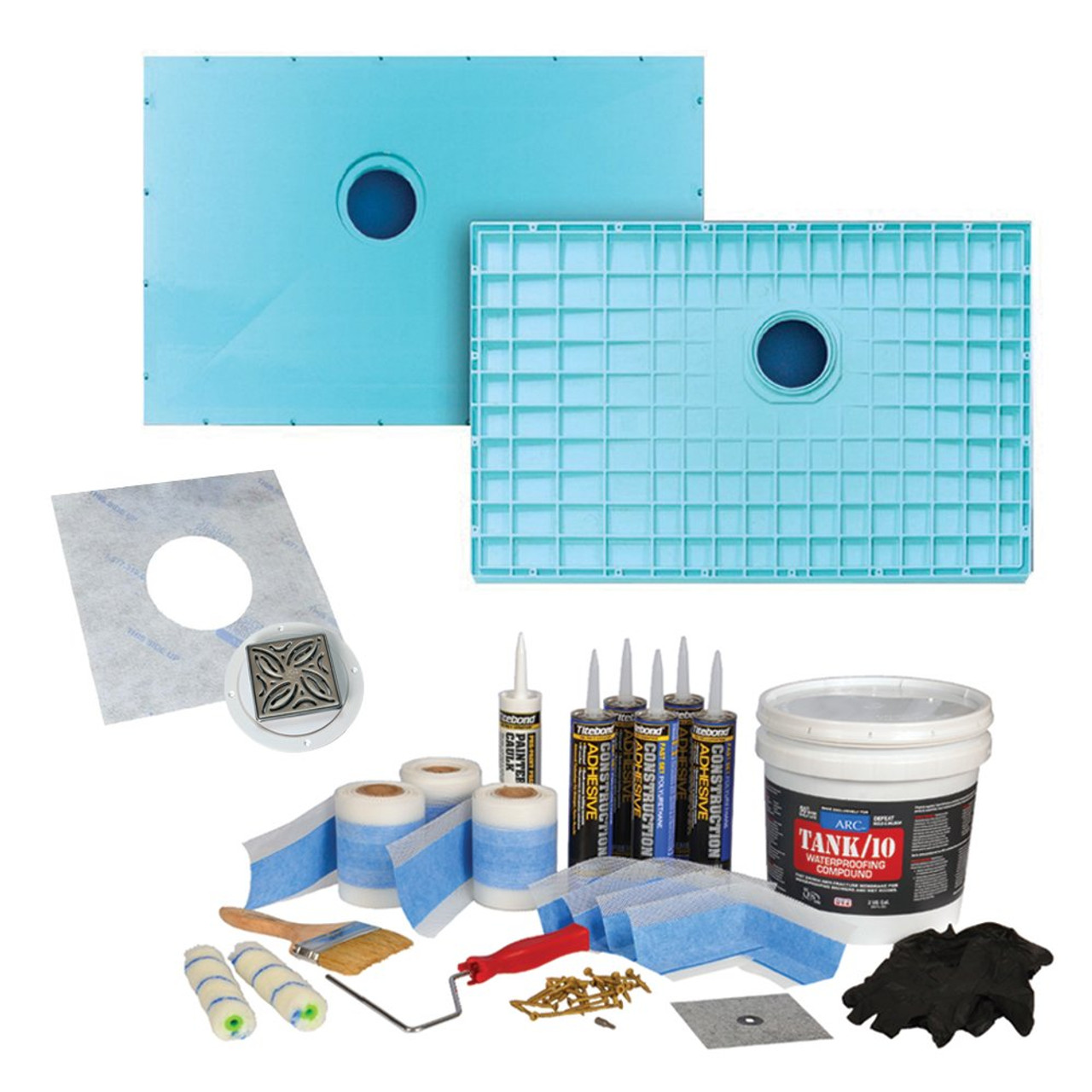 Transolid Shower Base Kit Truedek
