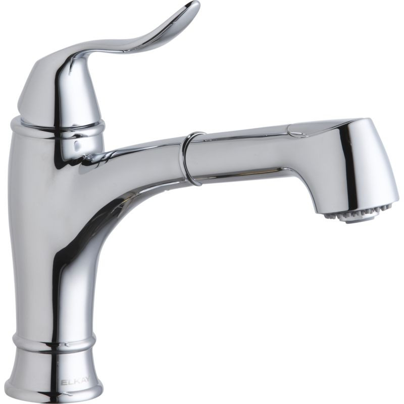 Elkay LKEC1042CR Pull-Out Bar/Prep Single-Hole Faucet in Chrome