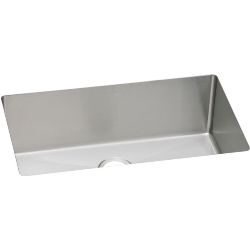 Stainless Steel Single Bowl Undermount Sink in Polished Satin