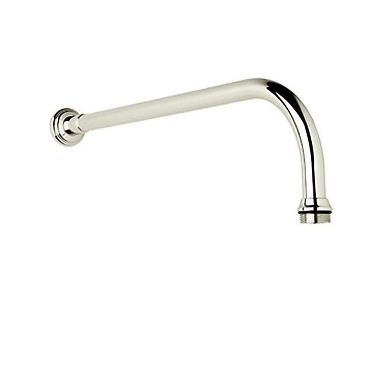 15in Wall Mounted Shower Arm in Polished Nickel 15in Wall Mounted Shower Arm in Polished Nickel