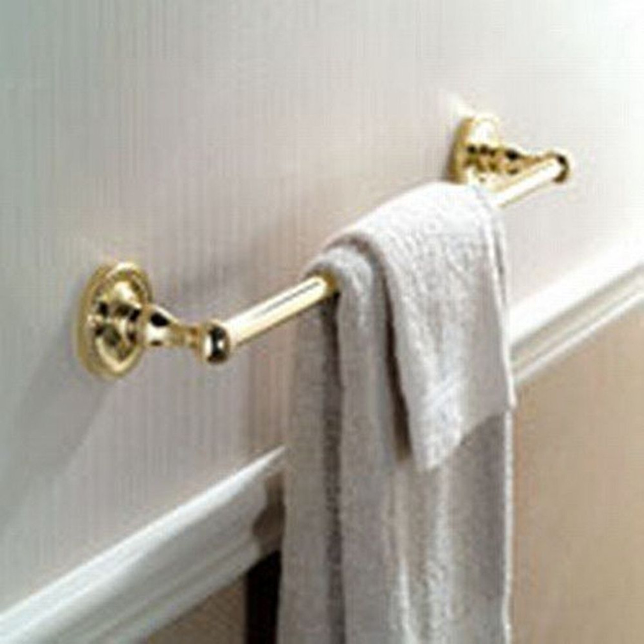 12 Inch Towel Bar in Polished Brass 12 Inch Towel Bar in Polished Brass