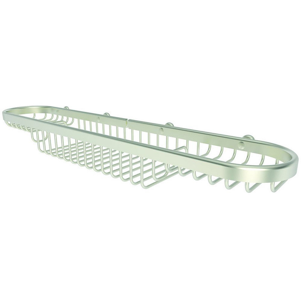 18in Round Shower Basket in Polished Nickel 18in Round Shower Basket in Polished Nickel