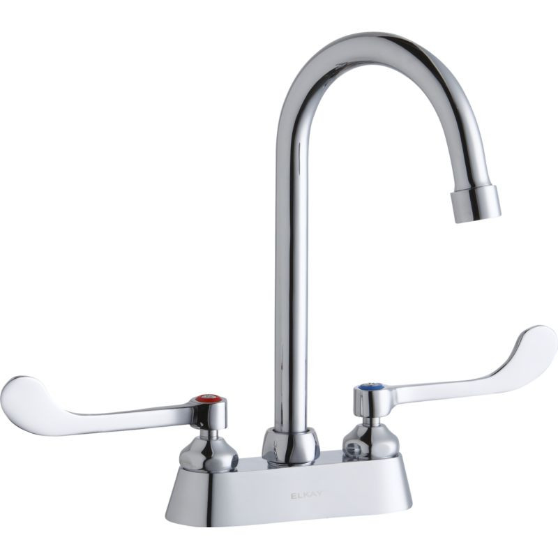 Elkay LK406GN05T6 Commercial 2-Hole Faucet in Chrome