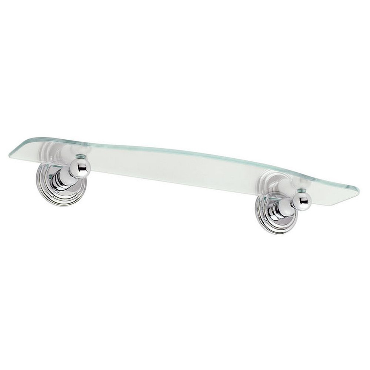 Ginger 1134T-18/ORB 18in Glass Shelf in Oil Rubbed Bronze Ginger 1134T-18/ORB 18in Glass Shelf in Oil Rubbed Bronze