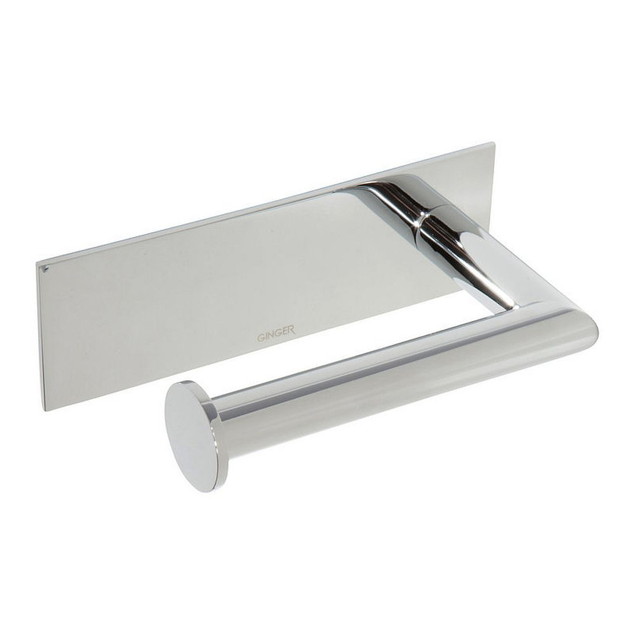 Ginger 2806L/PC Single Post Toilet Paper Holder in Polished Chrome Ginger 2806L/PC Single Post Toilet Paper Holder in Polished Chrome