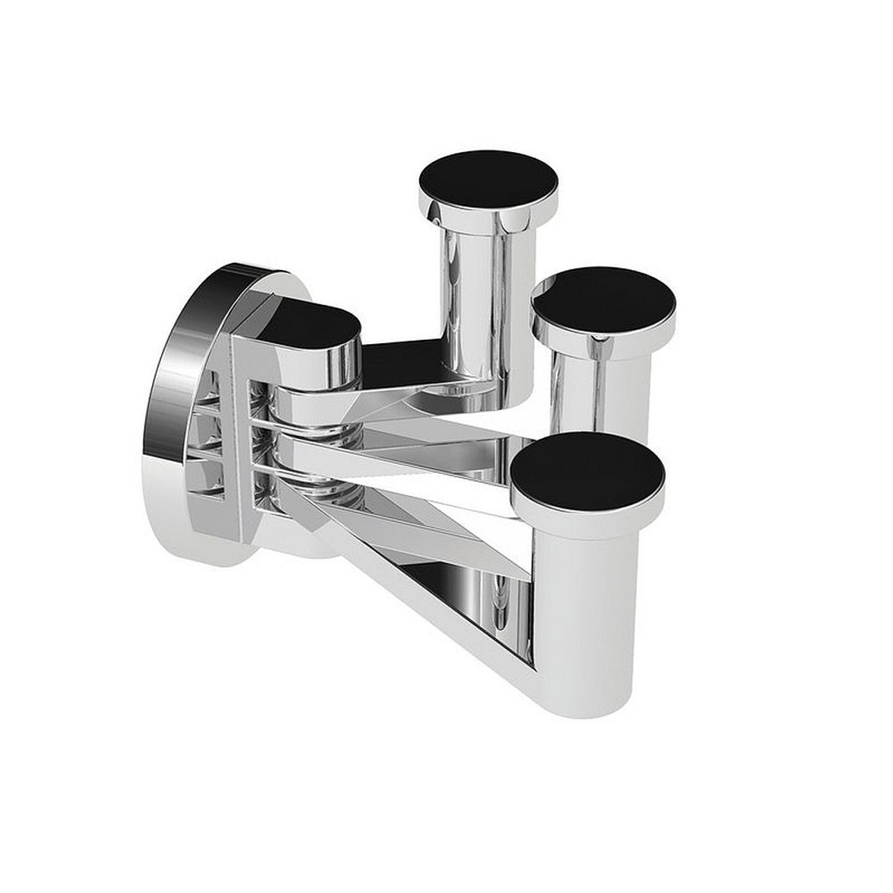 Triple Hook Robe Hook in Polished Chrome Triple Hook Robe Hook in Polished Chrome