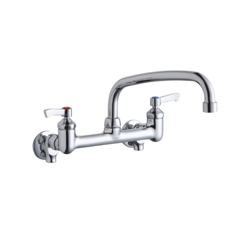 Elkay LK940AT10L2S Commercial 2-Hole Faucet in Chrome
