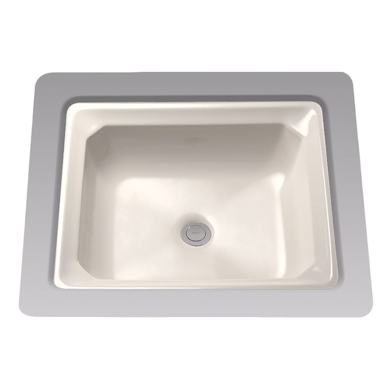 18-5/8-in Undermount Bathroom Sink with Overflow and SanaGloss Ceramic Glaze in Sedona Beige