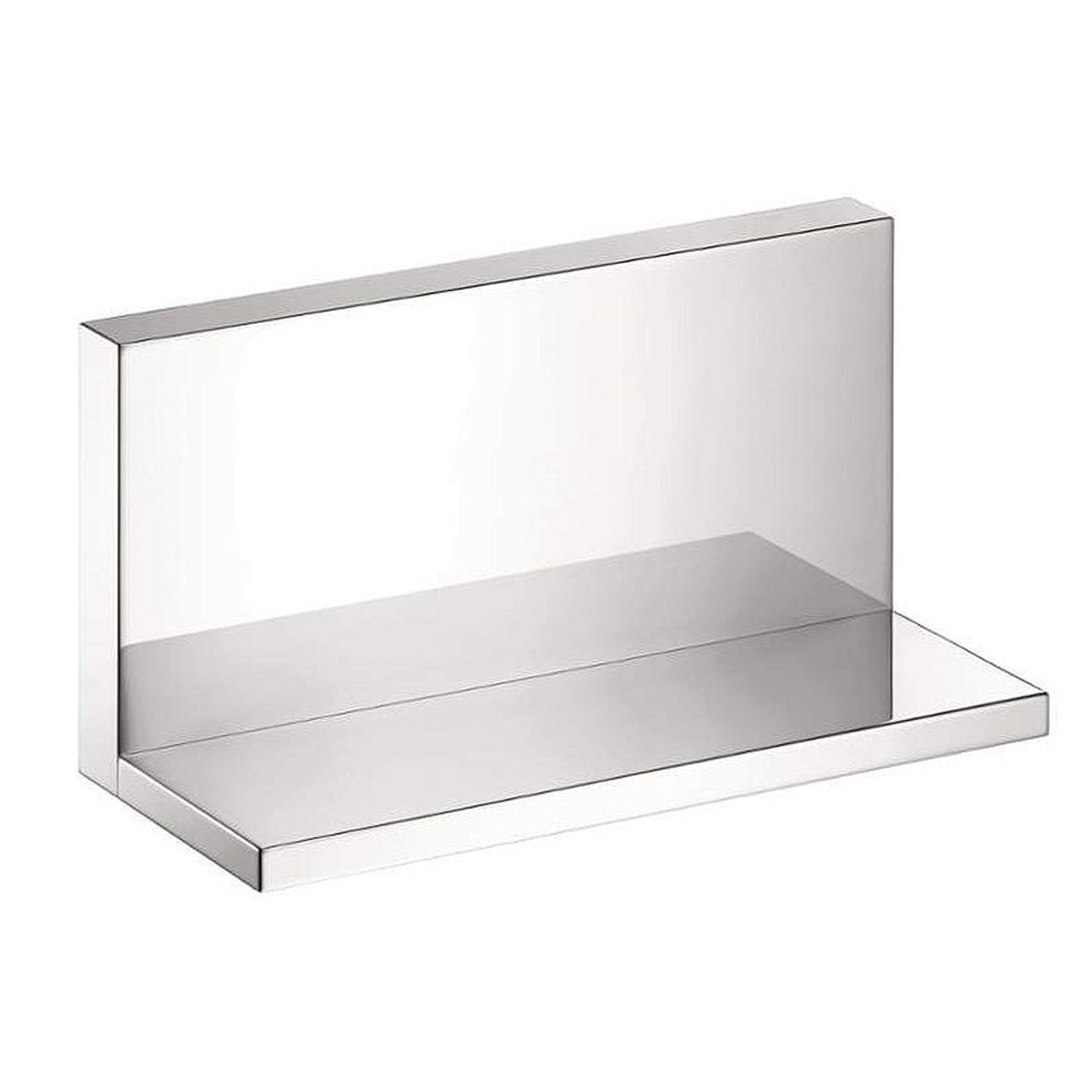 9 1/2in Brass Shelf in Chrome 9 1/2in Brass Shelf in Chrome