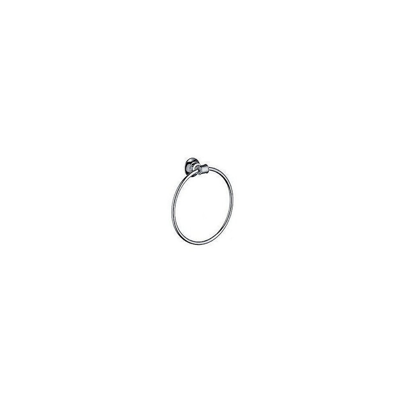 Metal Towel Ring in Brushed Nickel
