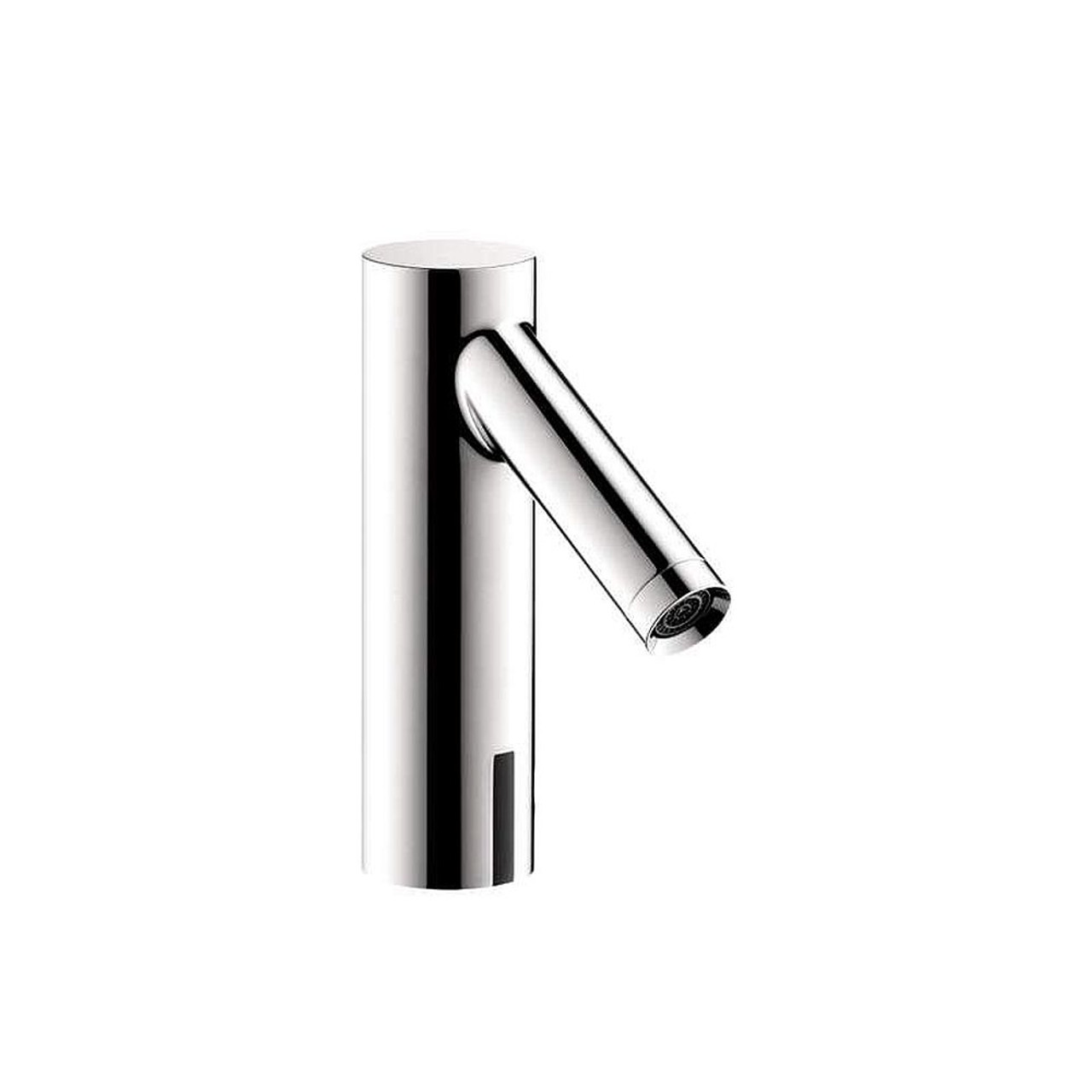 Bathroom Faucet Single Hole Faucet with Electronic Sensor Technology - Less Metal Pop-Up Drain Assembly in Chrome