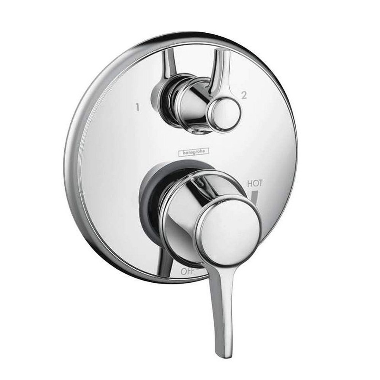 Hansgrohe 04449000 Pressure Balanced Valve Trim with Integrated Diverter - Less Valve in Chrome