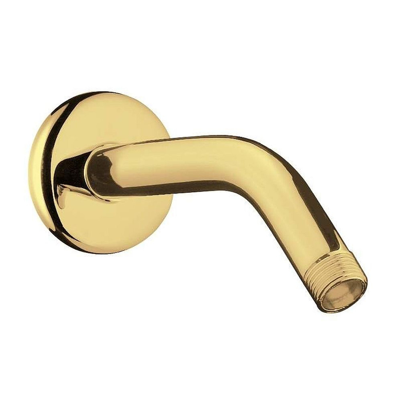 Shower Power 5 1/4in Shower Arm with 1/2in Connection in Polished Brass