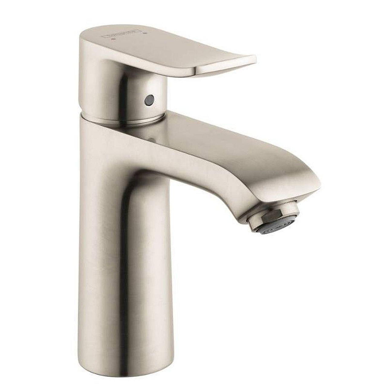 Hansgrohe 31080821 Metris Bathroom Faucet Single Hole Faucet with Lever Handle in Brushed Nickel