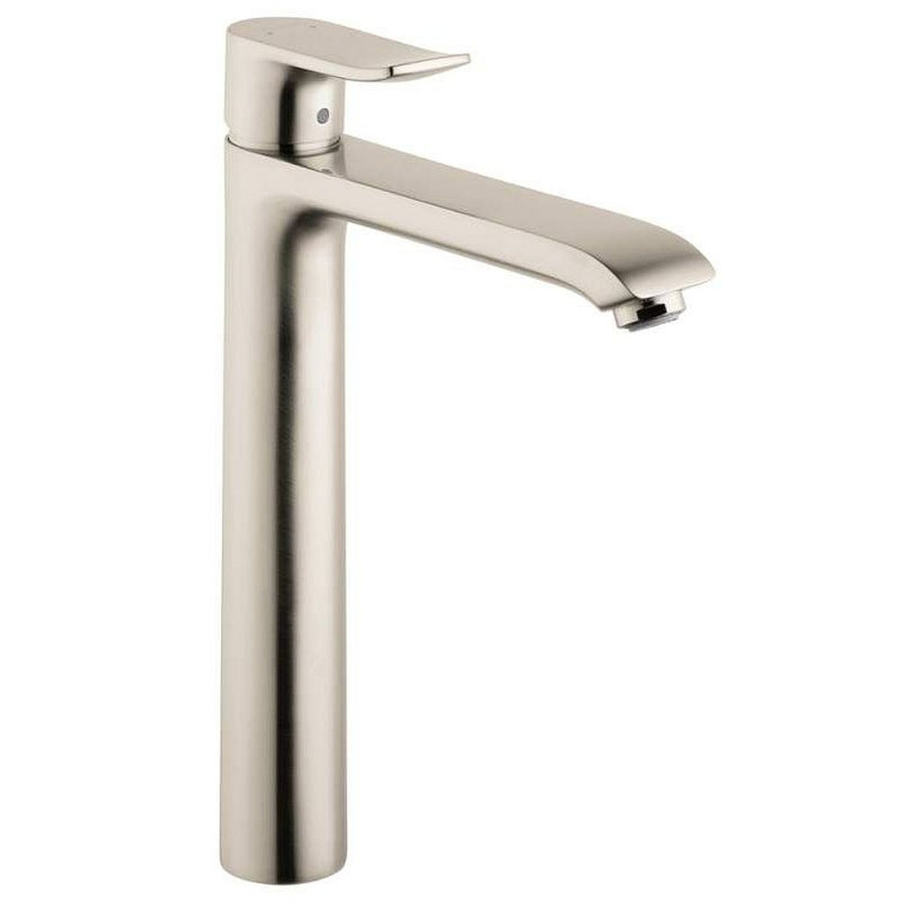 Hansgrohe 31082821 Metris Bathroom Faucet Vessel Faucet with Lever Handle in Brushed Nickel