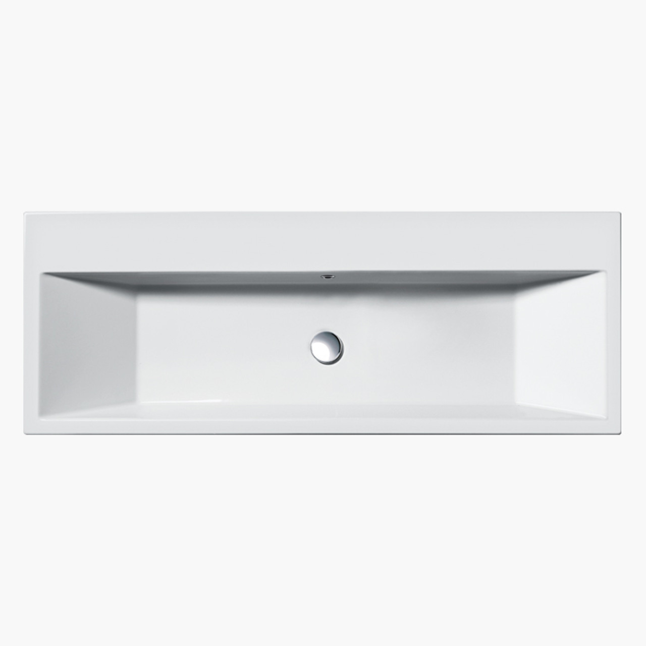 120 Series 47.24-in W x 18.11-in L Sink White 120 Series 47.24-in W x 18.11-in L Sink White