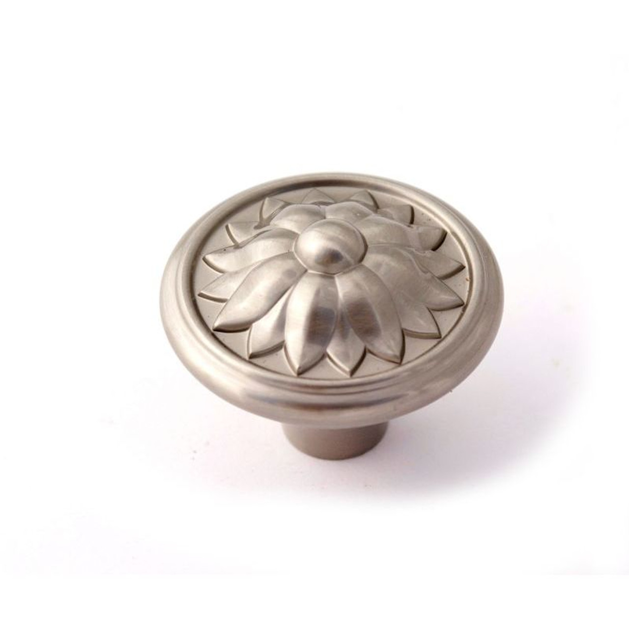 Alno Fiore A1472-SN Knob Traditional 1-1/2-in in Satin Nickel