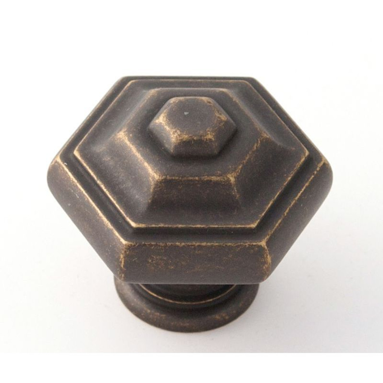 Alno Geometric A1530-BARC Knob Transitional 1-1/4-in in Barcelona
