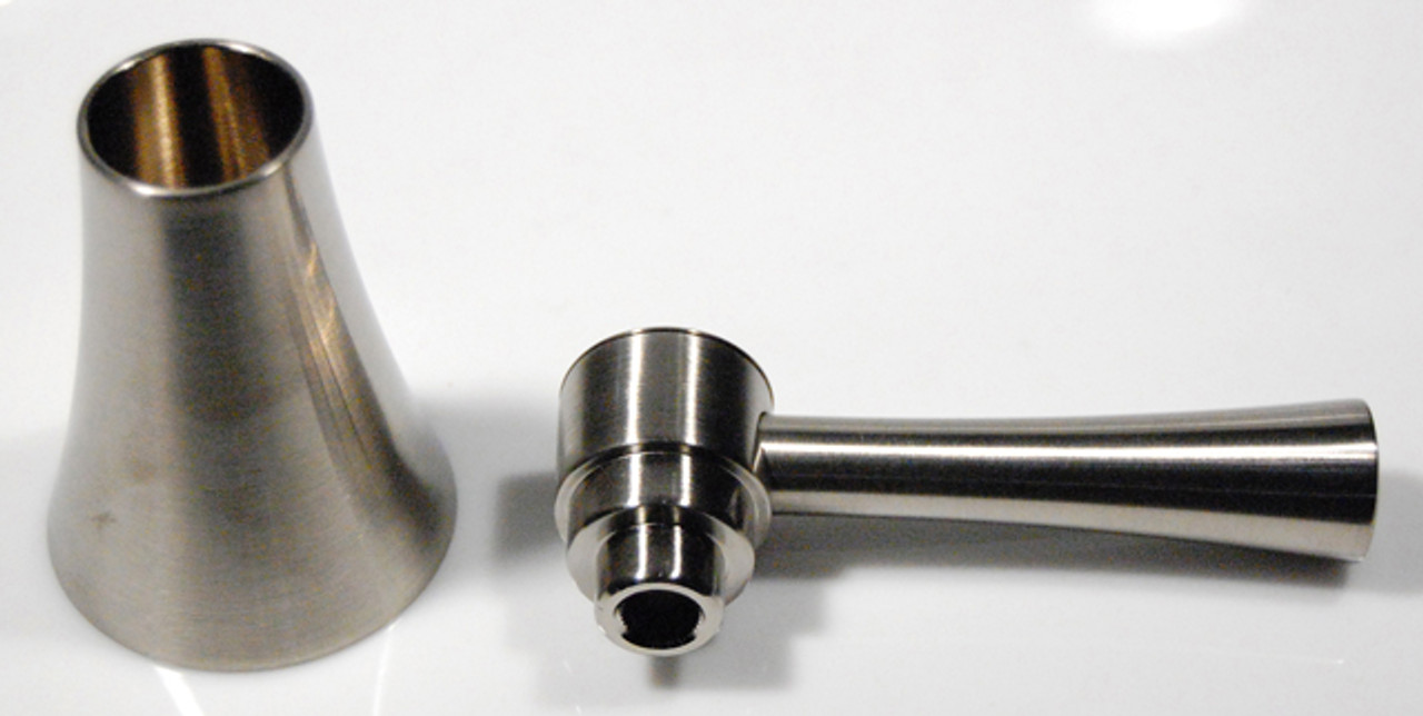 Metal Handle Assembly in Brushed Nickel