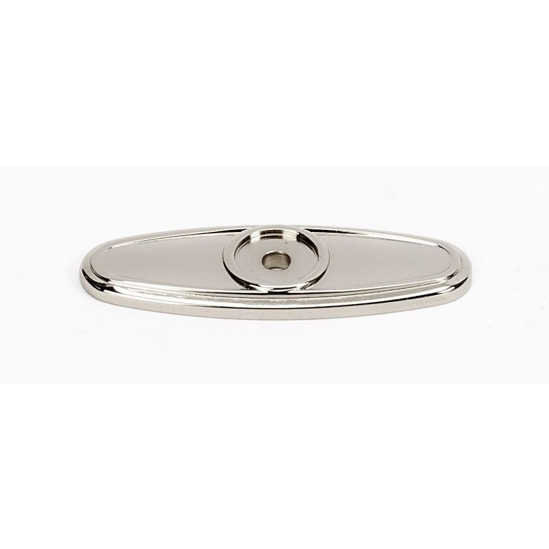 Backplate Traditional 2-1/2-in in Polished Nickel