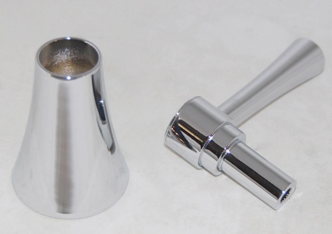 Lavatory Metal Handle Assembly in Polished Chrome