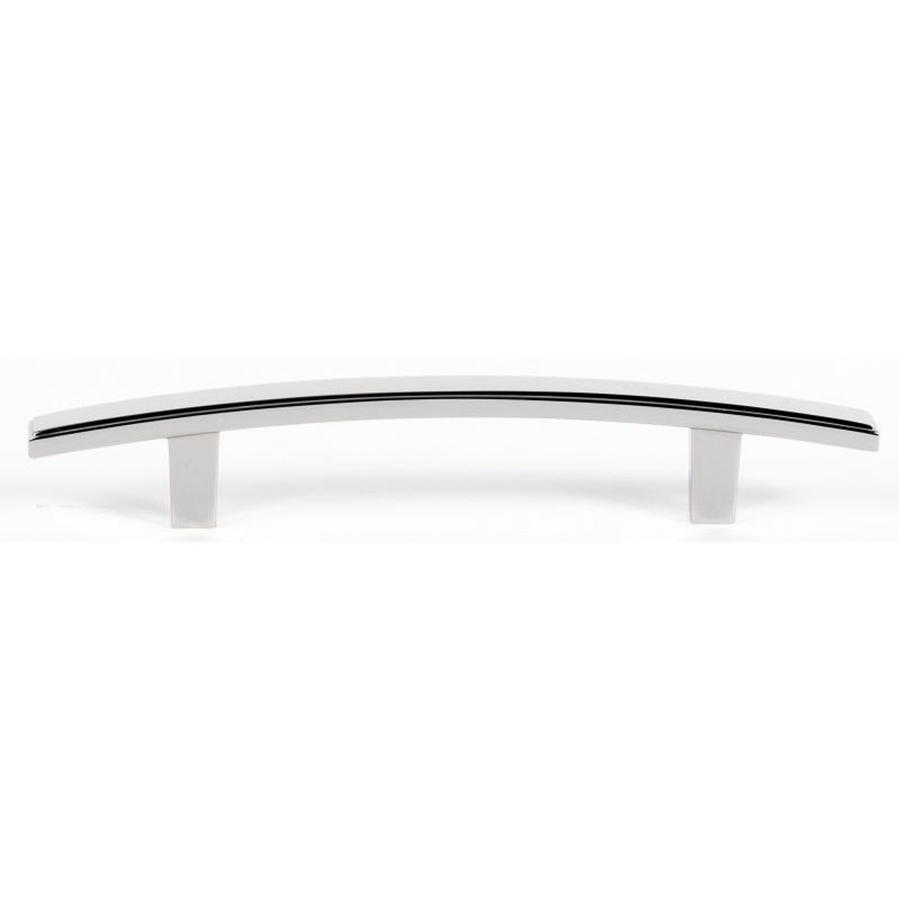 Alno Arch A419-4-PN Modern Pull in Polished Nickel