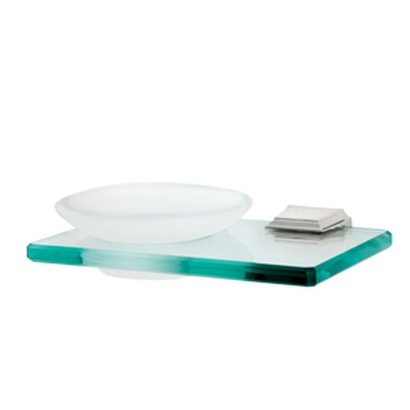 Soap Dish Transitional 6-3/4-in in Polished Chrome