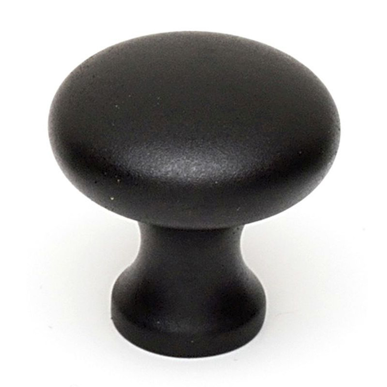 Alno A814-34-MB Knob Traditional 3/4-in in Matte Black Alno A814-34-MB Knob Traditional 3/4-in in Matte Black