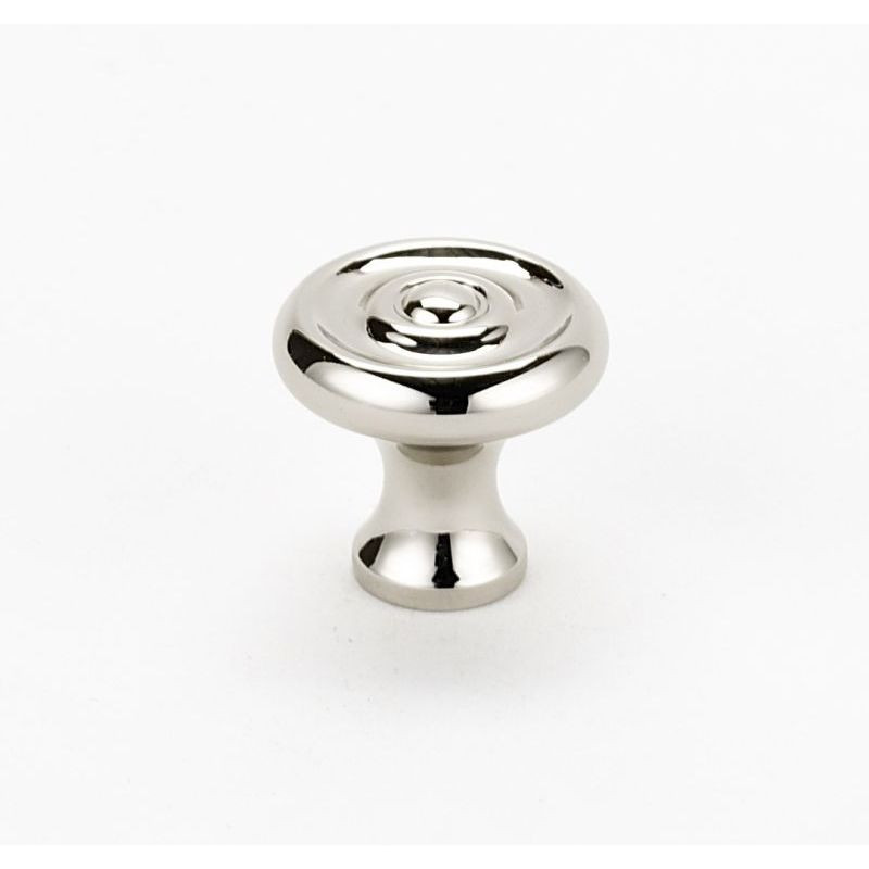 Knob Traditional 3/4-in in Polished Nickel