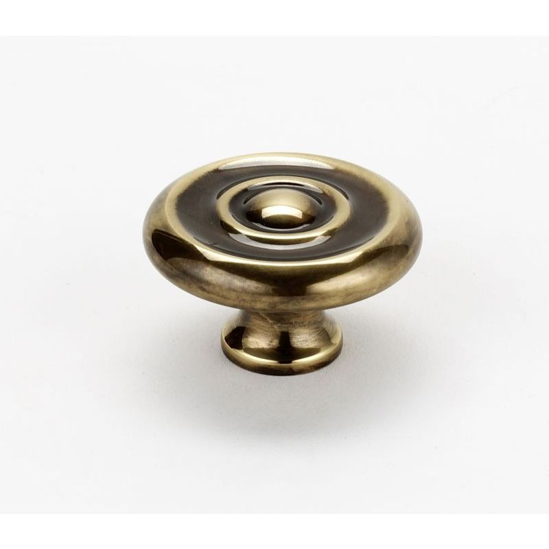 Alno Rope A817-38-PA Knob Traditional 1-1/2-in in Polished Antique