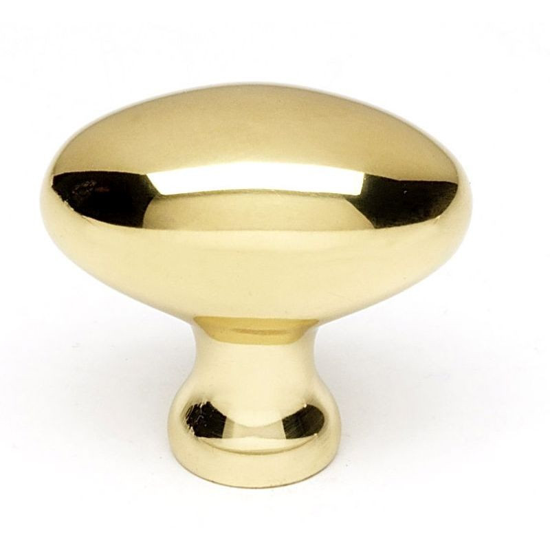 Knob Modern 1-3/8-in in Polished Brass