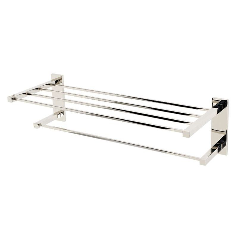 Alno Contemporary II A8426-24-PN Modern Towel Rack in Polished Nickel