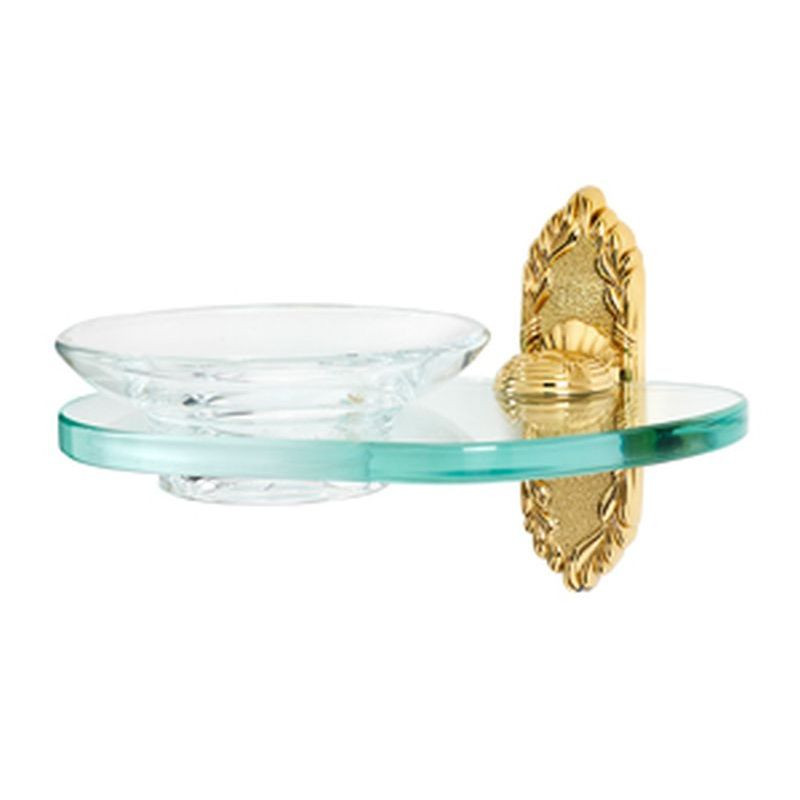 Soap Dish Traditional 6-3/4-in in Polished Brass