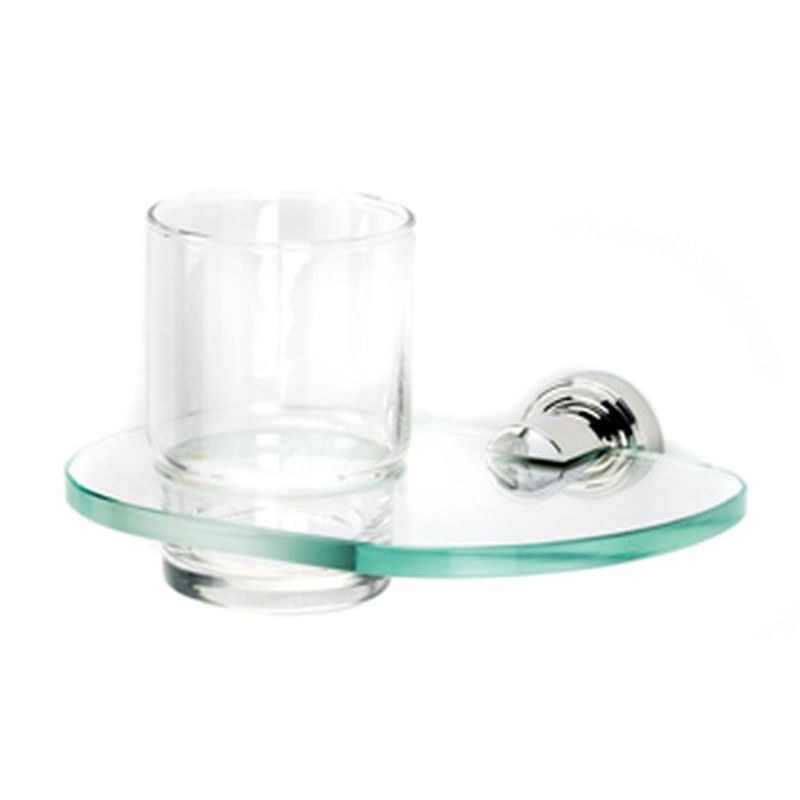 Modern Tumbler Holder 6-11/16-in in Polished Chrome