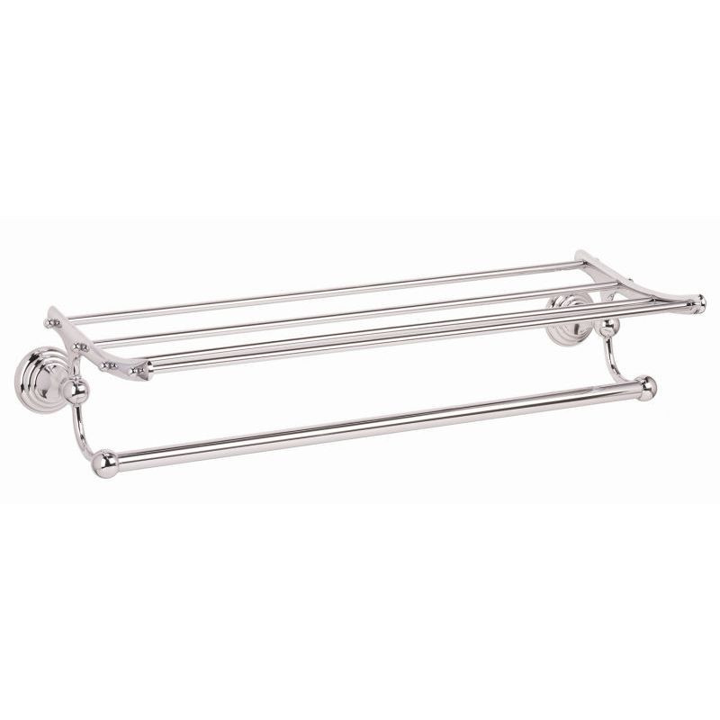 Towel Rack Traditional in Polished Nickel