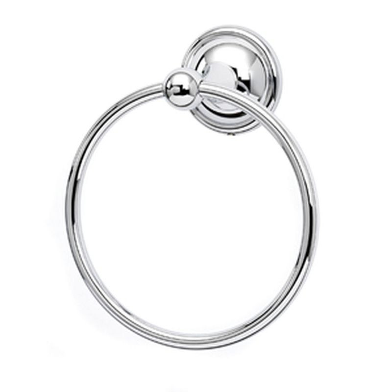 Towel Ring Traditional 6-in in Polished Chrome