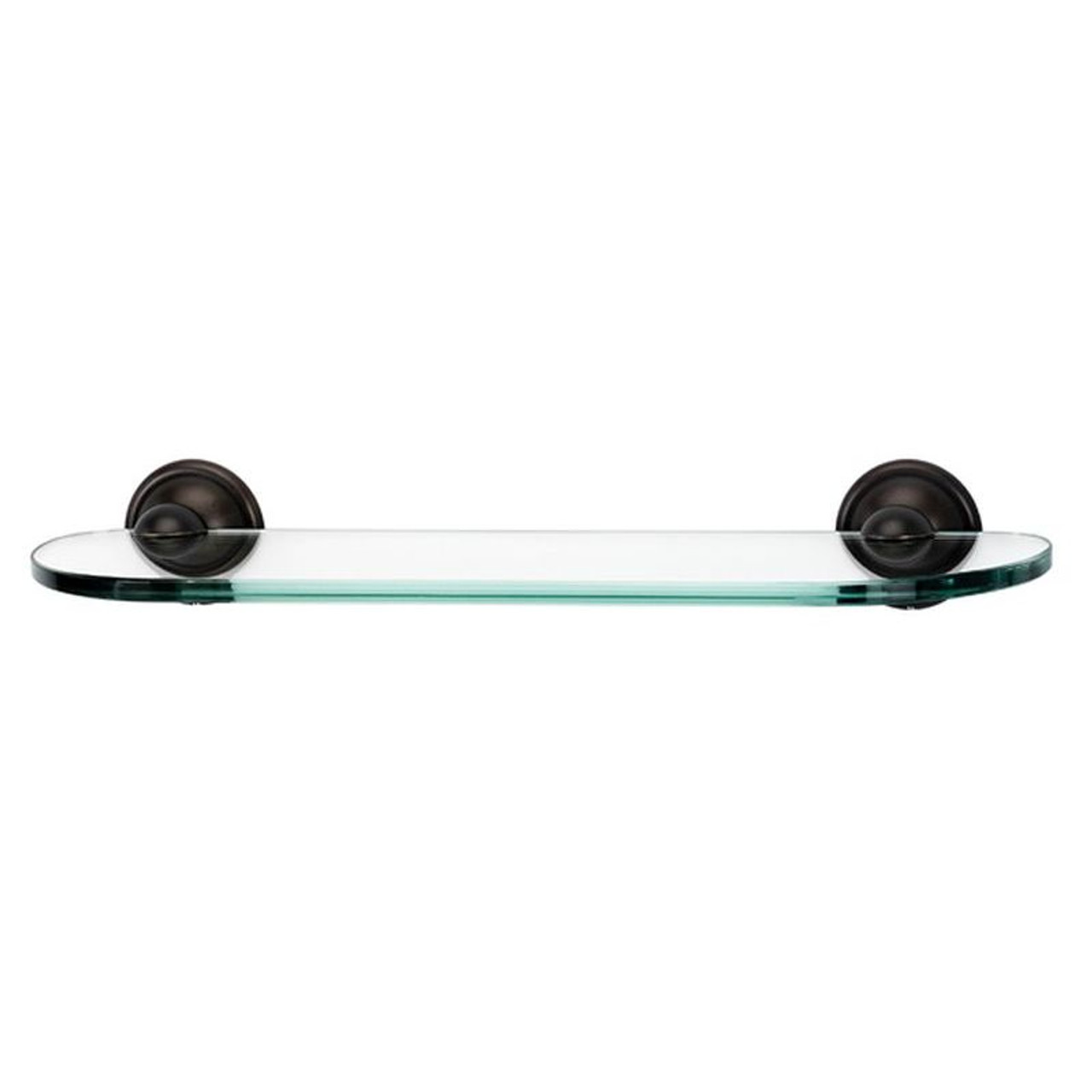 18-in Glass Shelf with Brackets Traditional in Barcelona 18-in Glass Shelf with Brackets Traditional in Barcelona