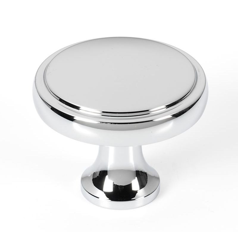 Knob Transitional 1-1/2-in in Polished Chrome
