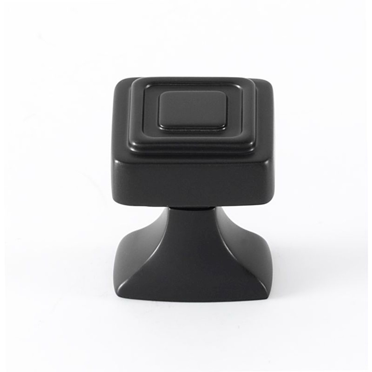 Alno Cube A985-1-BRZ Knob Modern 1-in in Bronze