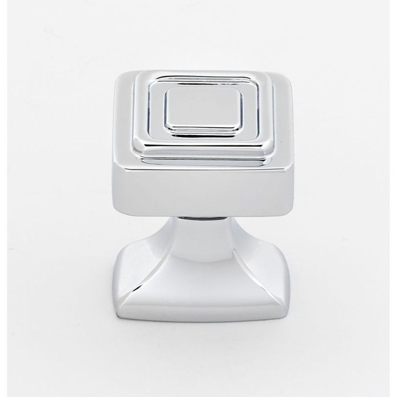 Alno Cube A985-1-PC Knob Modern 1-in in Polished Chrome