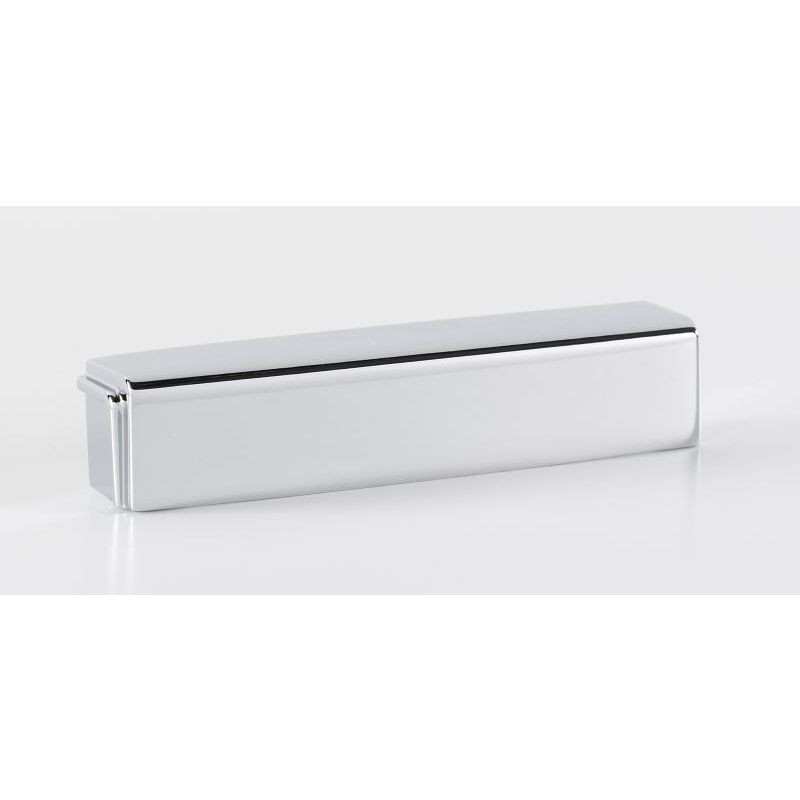 Cup Pull Modern in Polished Chrome